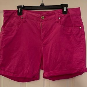 Fushia women shorts